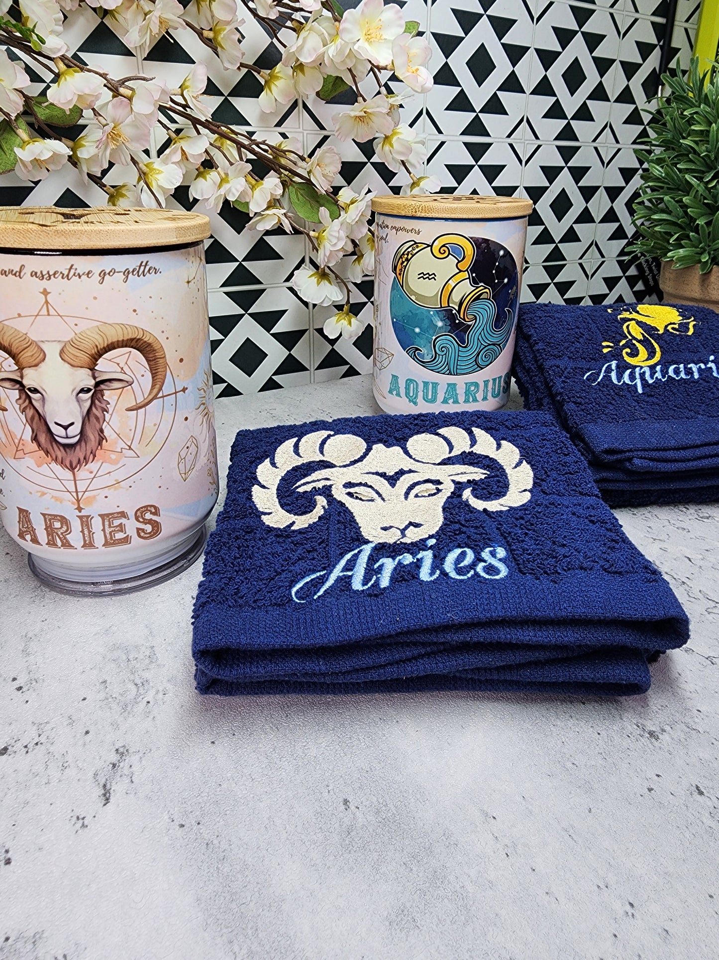 Astrology mug Aquqrius set