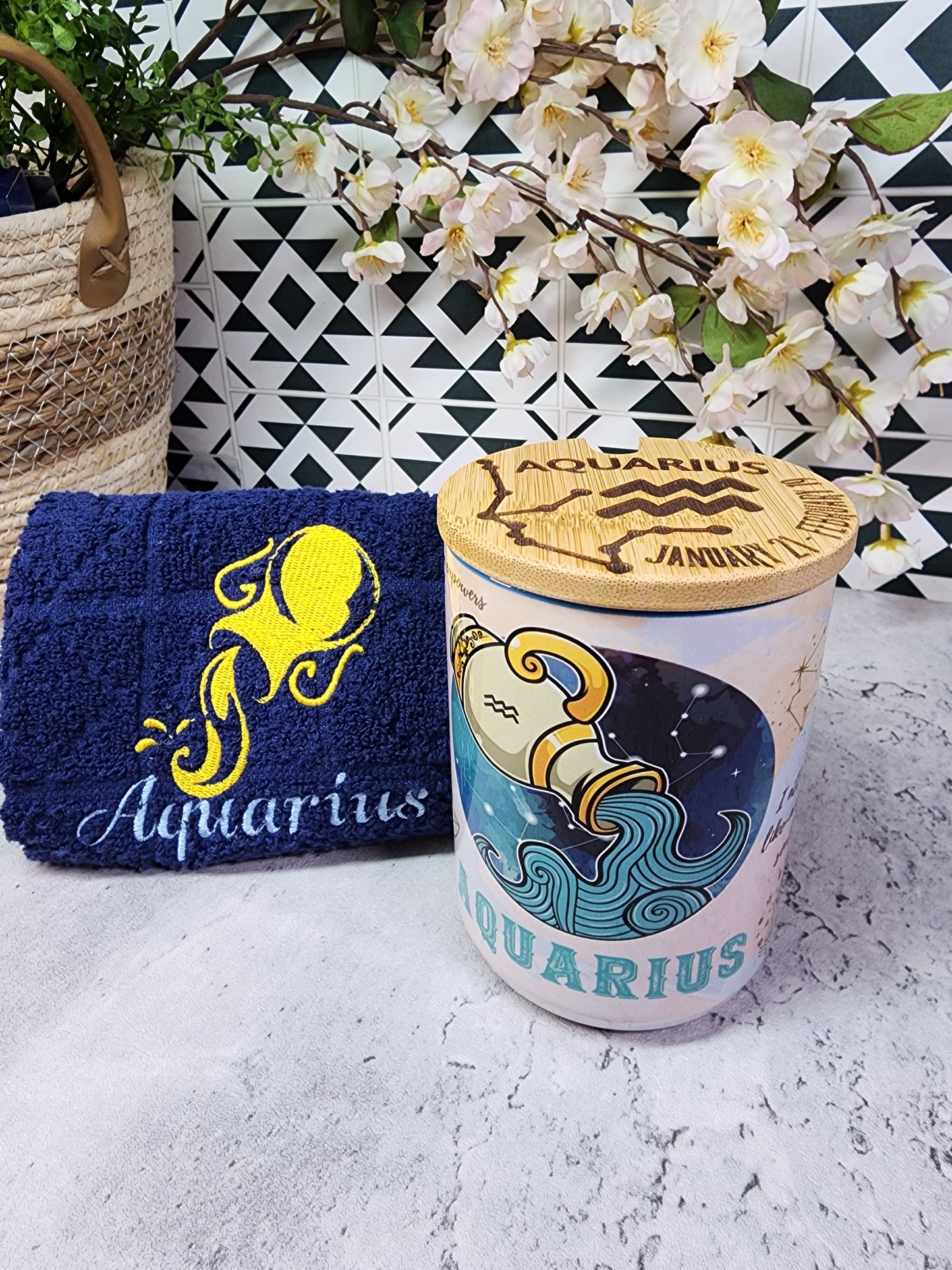 Astrology mug Aquqrius set