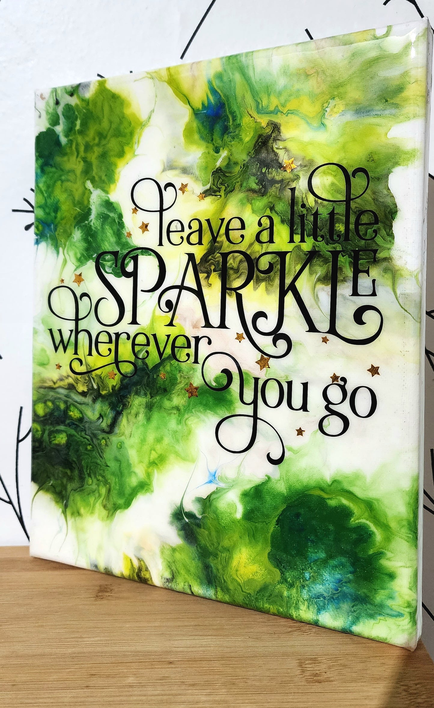 Motivational canvas art 8x10