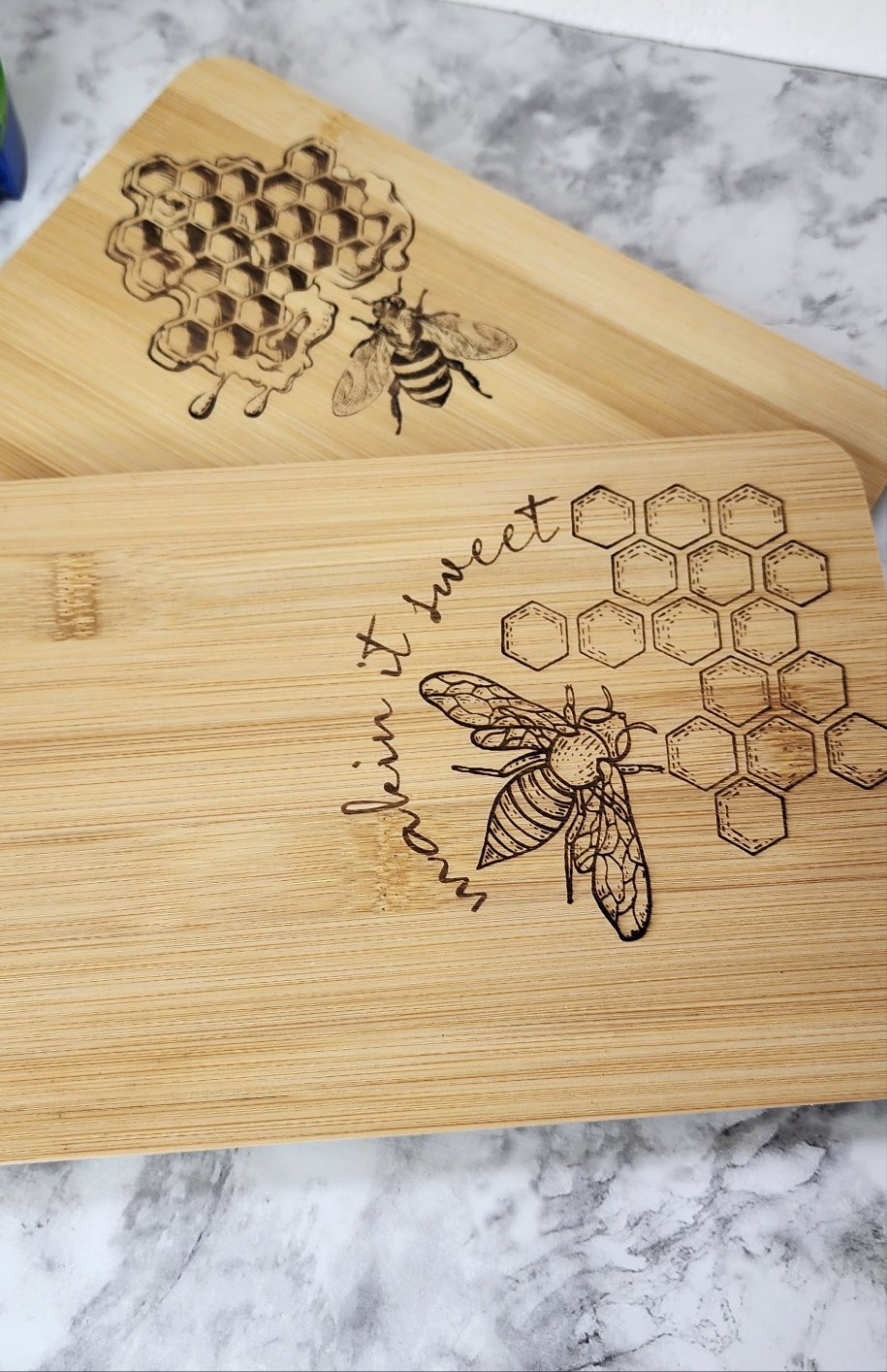 Honey bumble charcuterie bamboo boards